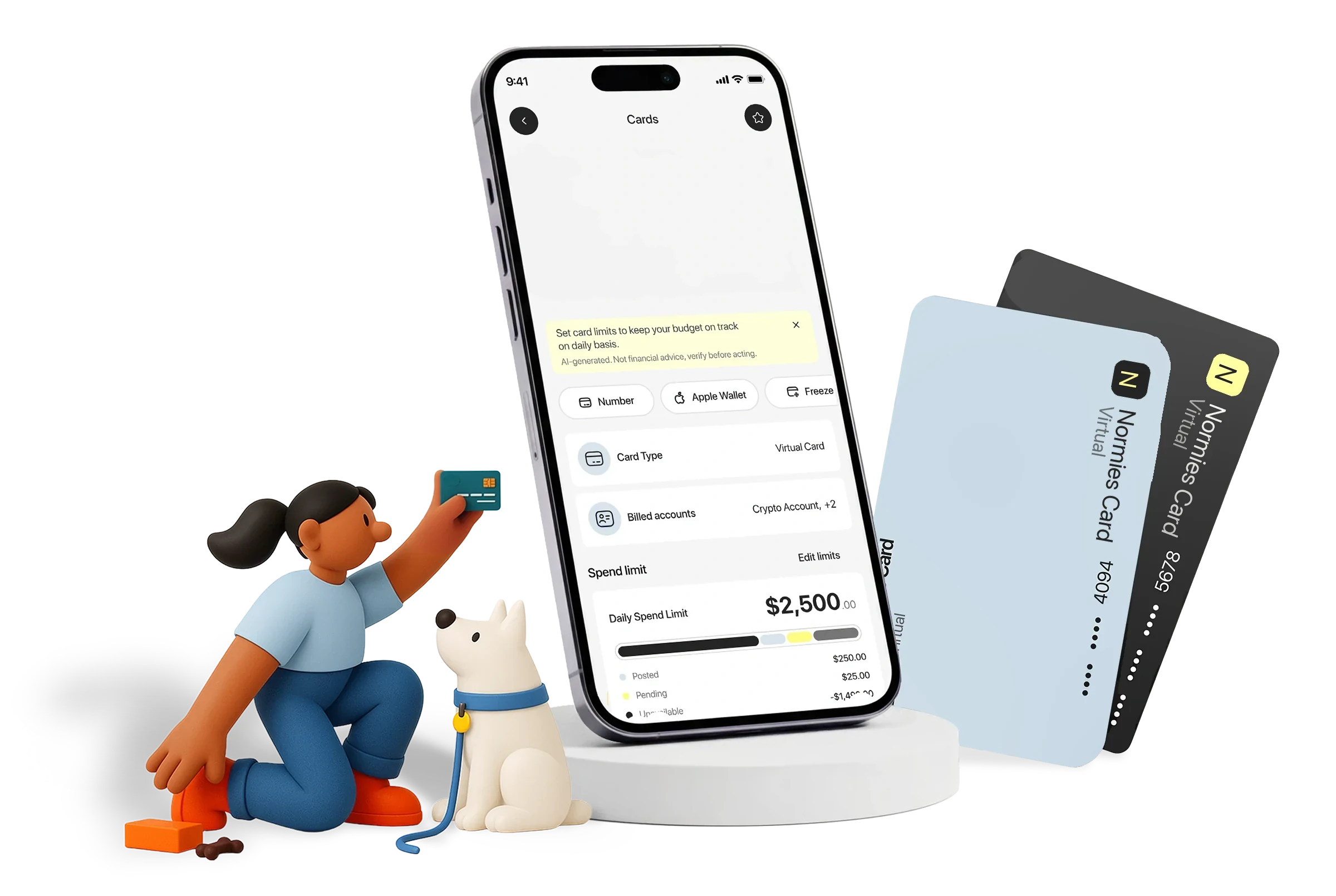 Normies Card in the app