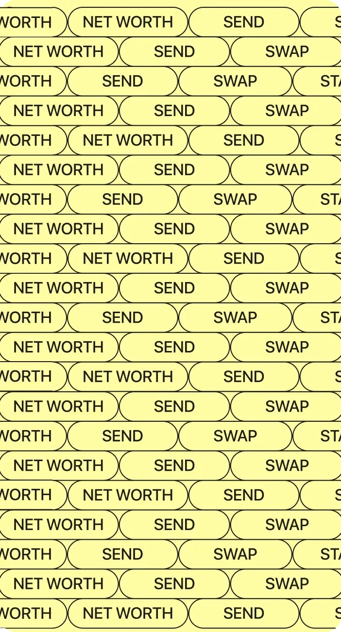 Normies crypto management mobile view