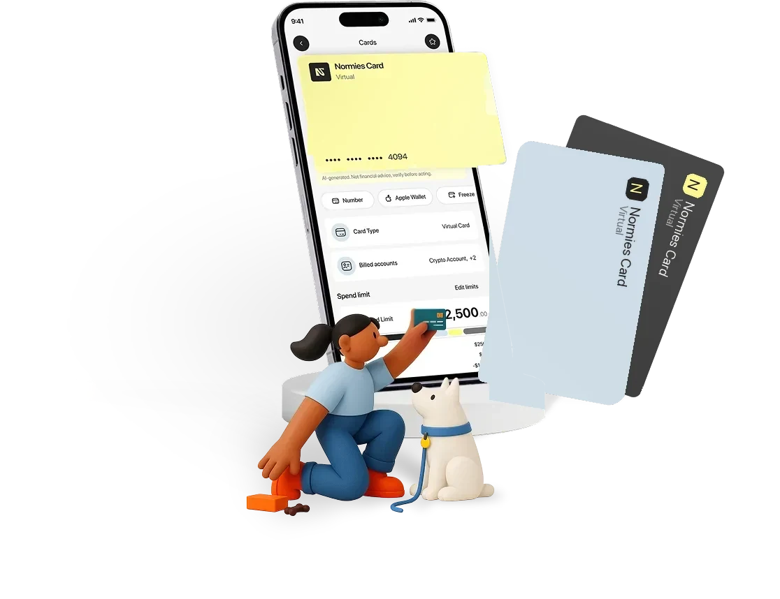 Normies Card mobile view